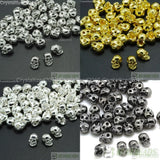 Side Drilled Metal Skull Bracelet Necklace Earring Connector Charm Spacer Beads Charms