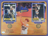 UCLA Bruins John Wooden & Bill Walton Signed 12x16 Board JSA Authenticated Model