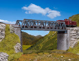 N Scale Buildings - 47800 - N Steel truss bridge, straight - Kit Model