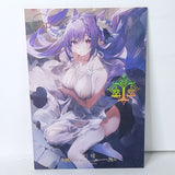 Keqing Double Sided Waifu Card Anime Girl Wall Art Oversized Board A4 Model