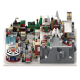 Modubrix Mocs Bricks Sets  Winter Village Architecture 1533 Parts Toys Kits Model