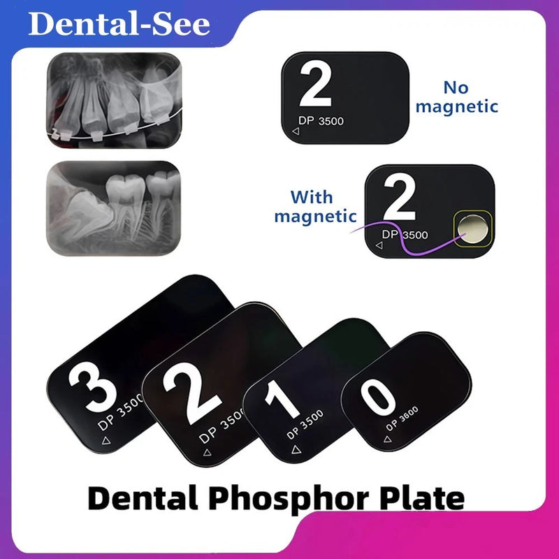 Dental X-ray Phosphor Storage Plates Digital Imaging Storage Board with MAGNET Model