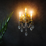 1/6 Scale Dollhouse Miniatures Accessories Vintage Wall Lamp Lights Villa Style Model
