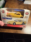 Bburago Chevrolet Corvette DIY Metal Yellow Model Kit 1/43 Sealed NEW Model