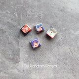 4pcs 1U XDA Keycaps Anime Ahegao Waifu For Mechanical Keyboard Random Pattern Model