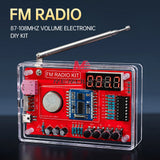 DIY Digital RDA5807 FM Radio Electronic Kit 87-108MHZ DIY Soldering Practice Model