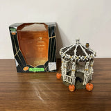 Lemax Spooky Town Skeleton Gazebo Figurine Display Halloween Model