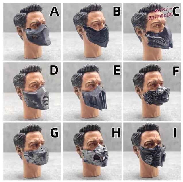 Professional Soldier Warriors Multi-type Mask For 12" Action Figure 1/6 Model Model