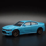 2011-2023 DODGE CHARGER SRT HELLCAT BLUE 1:64 SCALE DIORAMA DIECAST MODEL CAR Model