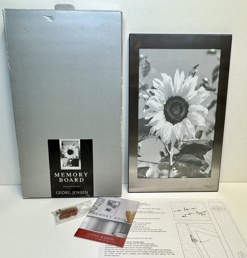 Georg Jensen Picture Frame Designit Memory Board Series Stainless Steel with Box Model