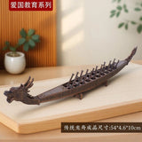 Traditional Dragon Boat Wooden 3D Model DIY Mortise Tenon Assembly Kit New Model