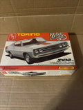 Vintage AMT Street Magic Ford Torino Snap-Fit Model Kit 1/43 Built Model