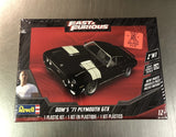 REVELL FAST & FURIOUS DOM??S ??71 GTX 1/24 SCALE  MODEL-KIT FACTORY  SEALED BOX. Model