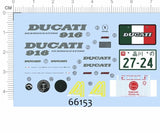 1/12 Decals dukadi 916 for model kits 66153 Model