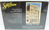 Bachmann 88008 HO Scale Spectrum Savings & Loan Cityscenes Building Kit  (10) Model