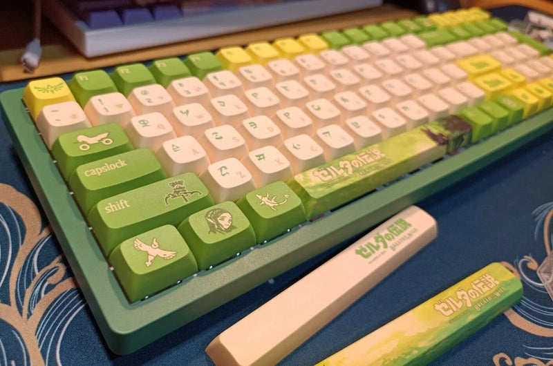 The Legend of Zelda Theme Keycap QX1 XDA Height PBT For Mechanica keyboard 151PC Model