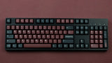 5 Sides Dye Subs Black Red GMK Burgundy PBT Cherry Profile Keycap Set Model