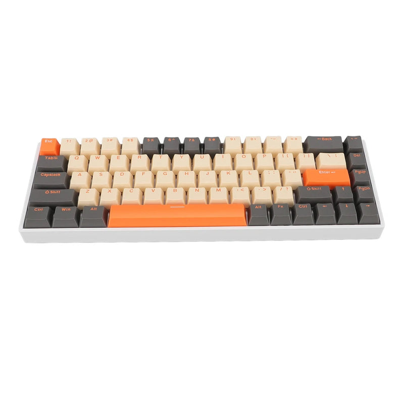 60 Percent Mechanical Keyboard 68 Keys RGB Backlit Ergonomic Type C Wired G WICS Model
