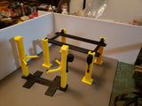 1:18 Scale Model Car Lift 2 Post & 4 post for Garage Diorama Model