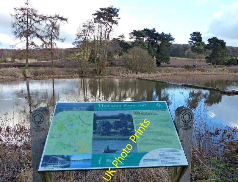 Photo 6x4 Information board at Thornton Reservoir Thornton/SK4607 Overlo c2014 Model