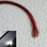 15 pcs Pre Wired Cold White #0402 SMD LEDs Lighting Kits Pre-soldered Micro LEDs Model