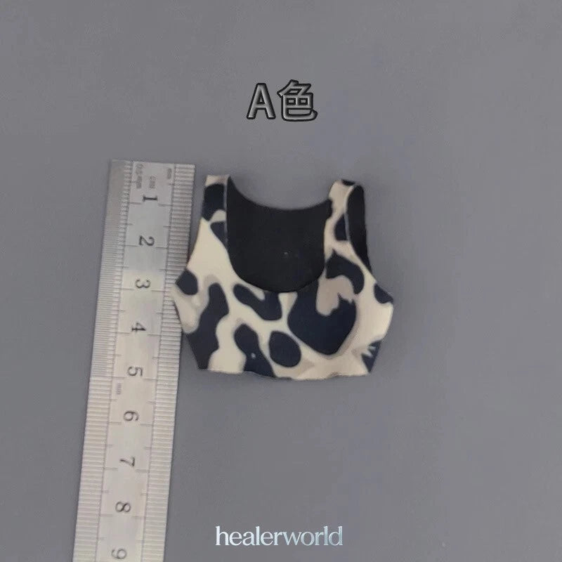 1/6 Female Short Vest Top Model Clothes For 12" Action Figure Collectibles Model