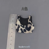 1/6 Female Short Vest Top Model Clothes For 12
