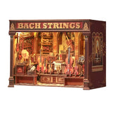 CuteBee 3D Miniature Dollhouse Bach Strings DIY Book Nook Bookend Kit CWGB404 Model