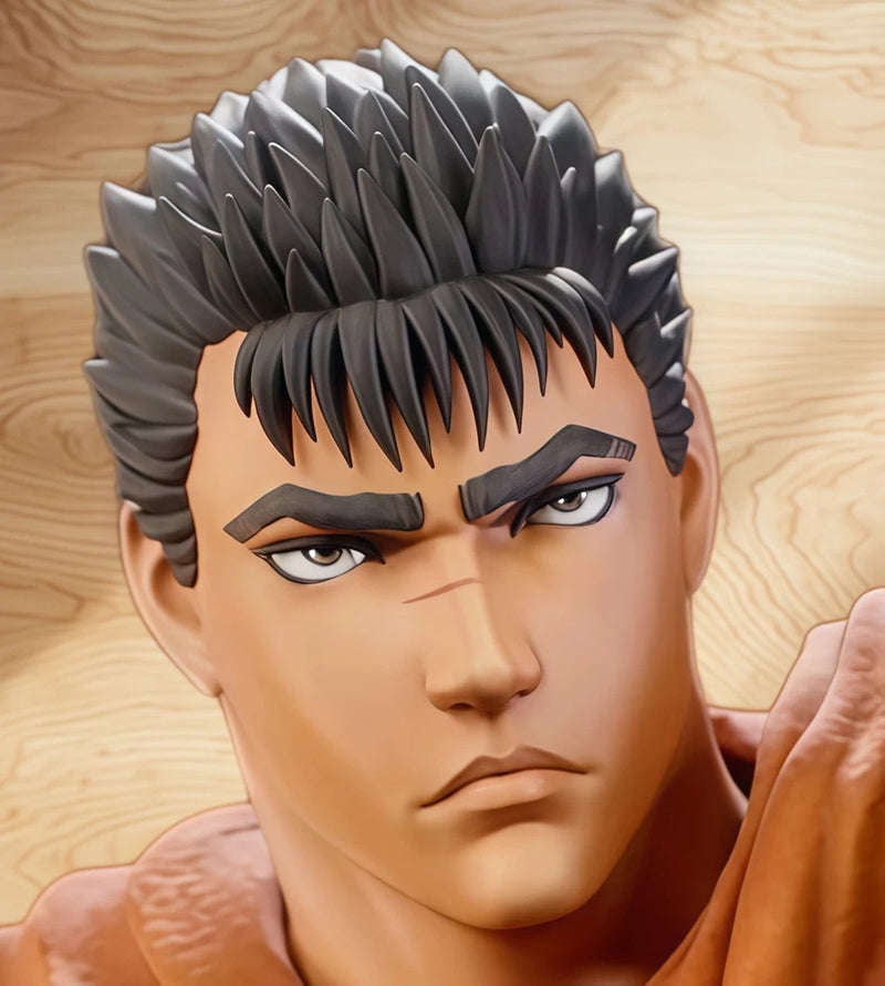 1/6 1/12 1/18 scale Guts Swordsman Head Sculpt Carved Model Toys Model