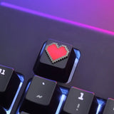Zelda Pixel hearts Keycap Zinc Alloy Keycap For Cherry MX Mechanical Keyboard Model