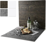 Photo Backdrop Boards 24x24 Inch Walnut Gray for Food and Product Photography Model