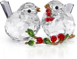 Swarovski 5701371 NEW Figurine Idyllia Bird Couple and Berries Multicolor Model