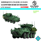 1/72/87/144 US STRYKER M1296 ICV-DRAGOON Armored Vehicle Model Kit 3D Printed Model