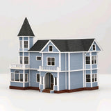 RARE 1970s Woodline Victorian Dollhouse Kit San Franciscan Front Set Unbuilt HTF Model