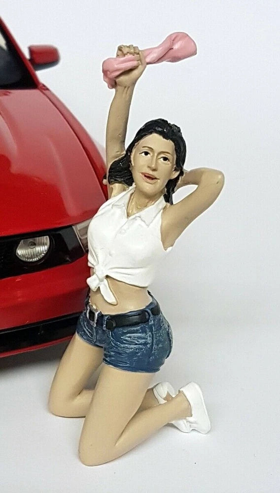 American Diorama 1/18 Scale Kneeling Girl Poly Resin figure model display Model