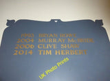 Photo 6x4 St Kentigern, Aspatria: incumbency board (3)  c2015 Model