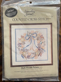 Something Special Candamar Cross Stitch Pattern #50235 ??Shells Wreath Picture?? Model