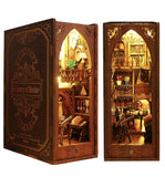 Library Of Books DIY Book Nook Kit 3D Bookshelf Insert with Sensor Light Model