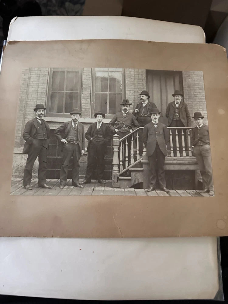 1800¡¯s Photo On Board Group Of Men¡± Willer Office Head Staff ¡° ???? Model
