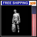1/16 Die-casting Resin Figure Model Assembly Kit Unpainted Need To Assemble ... Model