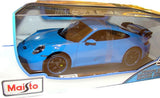 Maisto Blue PORSCHE 911 GT3 New Special ED. 1:18 Diecast Model Car Model