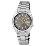 Seiko 5 Automatic Grey Dial Stainless Steel Men??s Watch - SNXS75K1 NEW Model