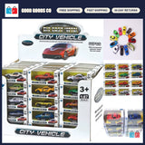 6pcs HO Scale 1/87 Diecast Model Cars for Building Kits & Architecture Toys Model