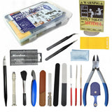 Professional 18-Piece Gundam Model Building Gunpla Tools Kit with 6-inch Chro... Model
