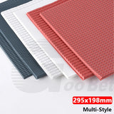 Plastic Roof Tiles Brick Layout Kit Model Railway Building Scenery DIY 295x198mm Model