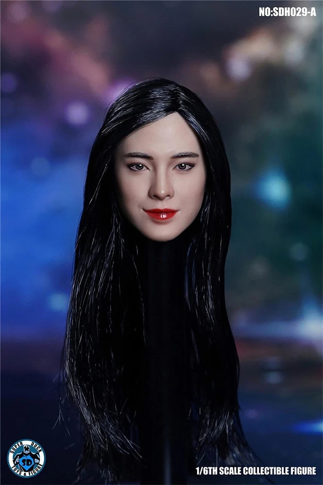 1/6 Scale SDH029A Joey Wong Head Carving Sculpt Model Toys Model