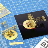 3D Assembled Stereoscopic Metal Retro Biplane Aircraft Model Adult Diy Gift NEW! Model