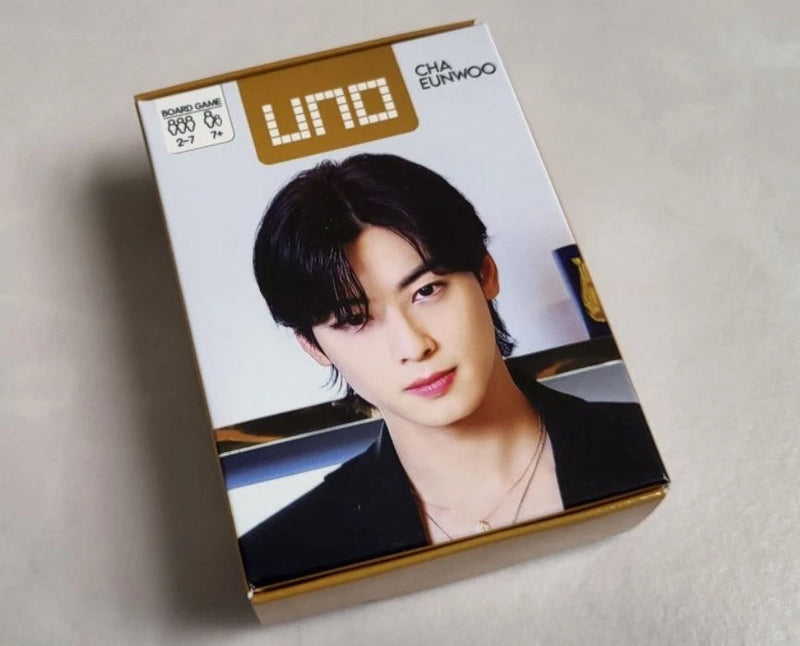 Cha Eun Woo Eunwoo Chaeunwoo Uno Photo card Board Game Play Kpop Gift Fun Nice Model