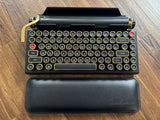 Qwerkywriter? S Typewriter Keyboard Black Gold With Built In Stand + Accessories Model