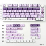 Purple Grapes Moa Profile Dye-subs PBT Keycap Set Model